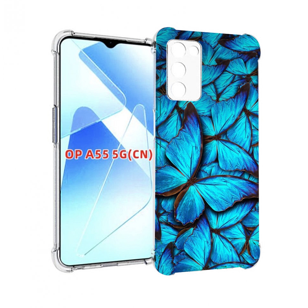 

Чехол MyPads бирюзовые бабочки для Infinix Zero X Neo, Прозрачный, Tocco