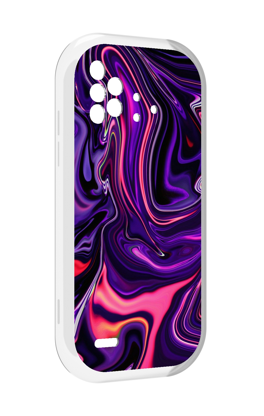 

Чехол MyPads фиолетовые краски для UMIDIGI Bison X10 / X10 Pro, Прозрачный, Tocco