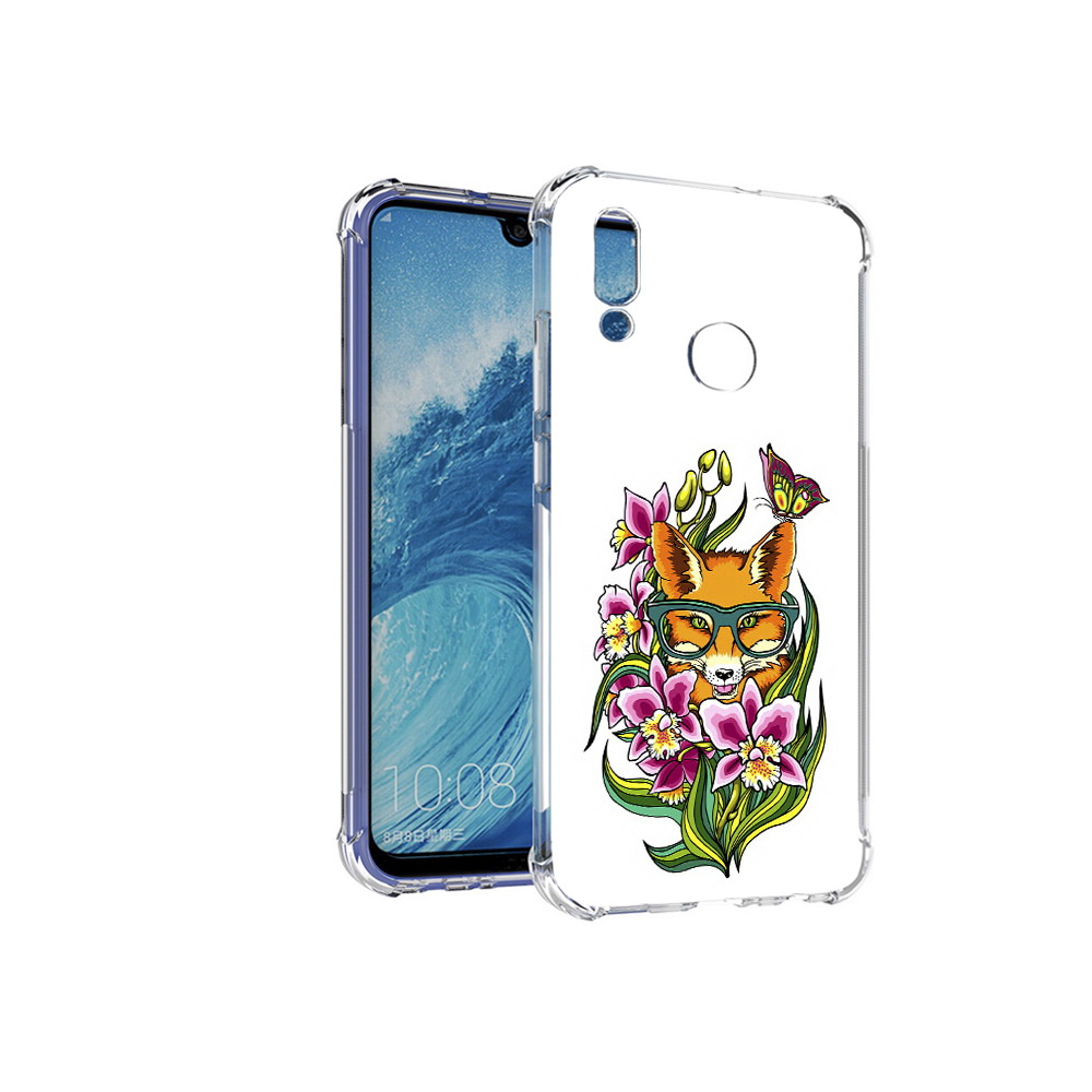 

Чехол MyPads Tocco для Huawei P Smart (2019) Лиса в цветах, Прозрачный, Tocco