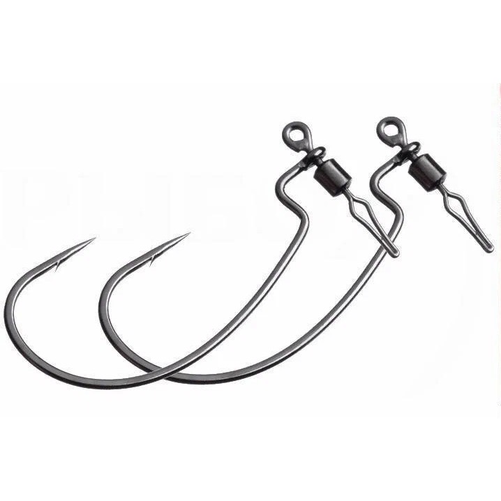 

Крючок Decoy Worm 117 HD Hook offset #2/0 (4шт), Черный, Worm 117 HD Hook offset