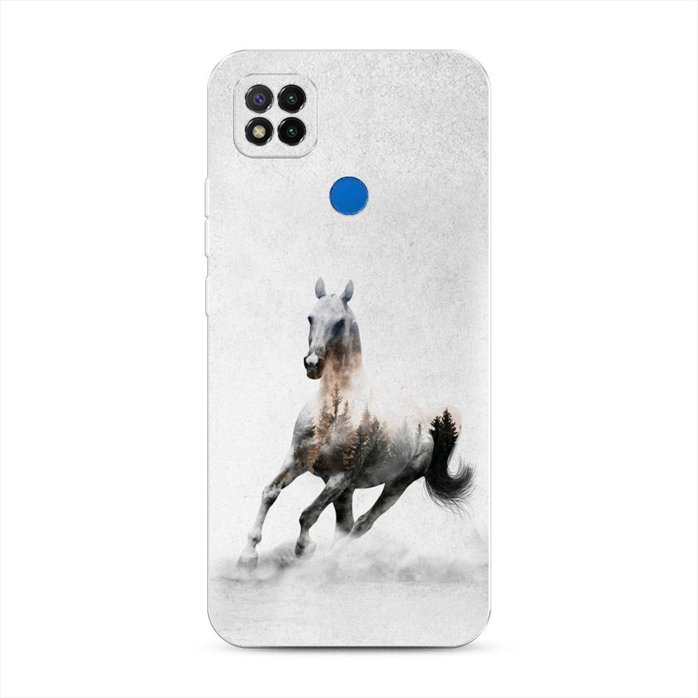 

Чехол Awog на Xiaomi Redmi 9C "Лошадь лес", Разноцветный, 39050-2