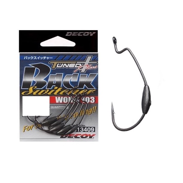 

Крючок Decoy Worm 103 Back Switcher #5/0 NS Black (4 шт.), Черный, Worm 103 Back Switcher