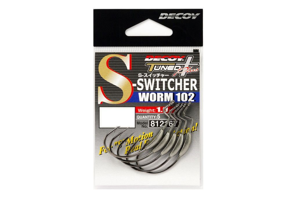 

Крючок Decoy Worm 102 S-Switcher #3/0 (5шт.), Серебристый, Worm 102 S-Switcher