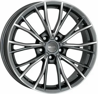 

Диск колесный 8x17/5x120 ET43 D72,6 Mark Gunmetal Mirror Face