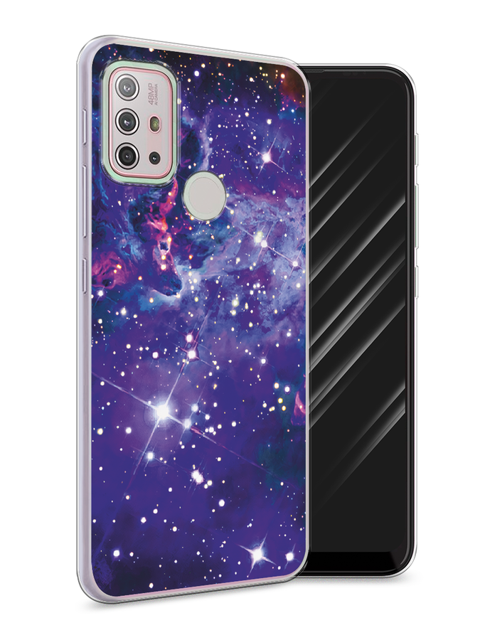 

Чехол Awog на Lenovo K13 Note/Motorola Moto G10/G20/G30 "Яркая галактика", Разноцветный, 242150-4