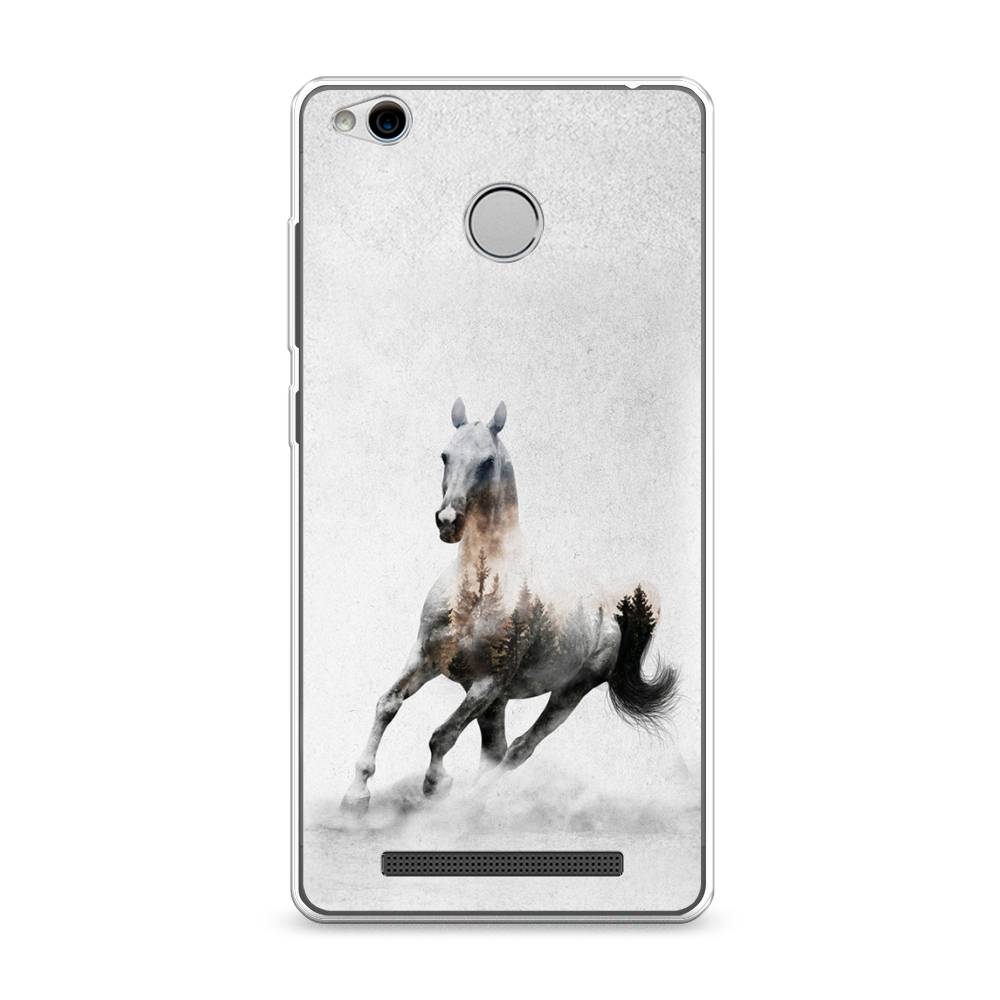 

Чехол Awog на Xiaomi Redmi 3 Pro (3S) "Лошадь лес", Разноцветный, 30950-2