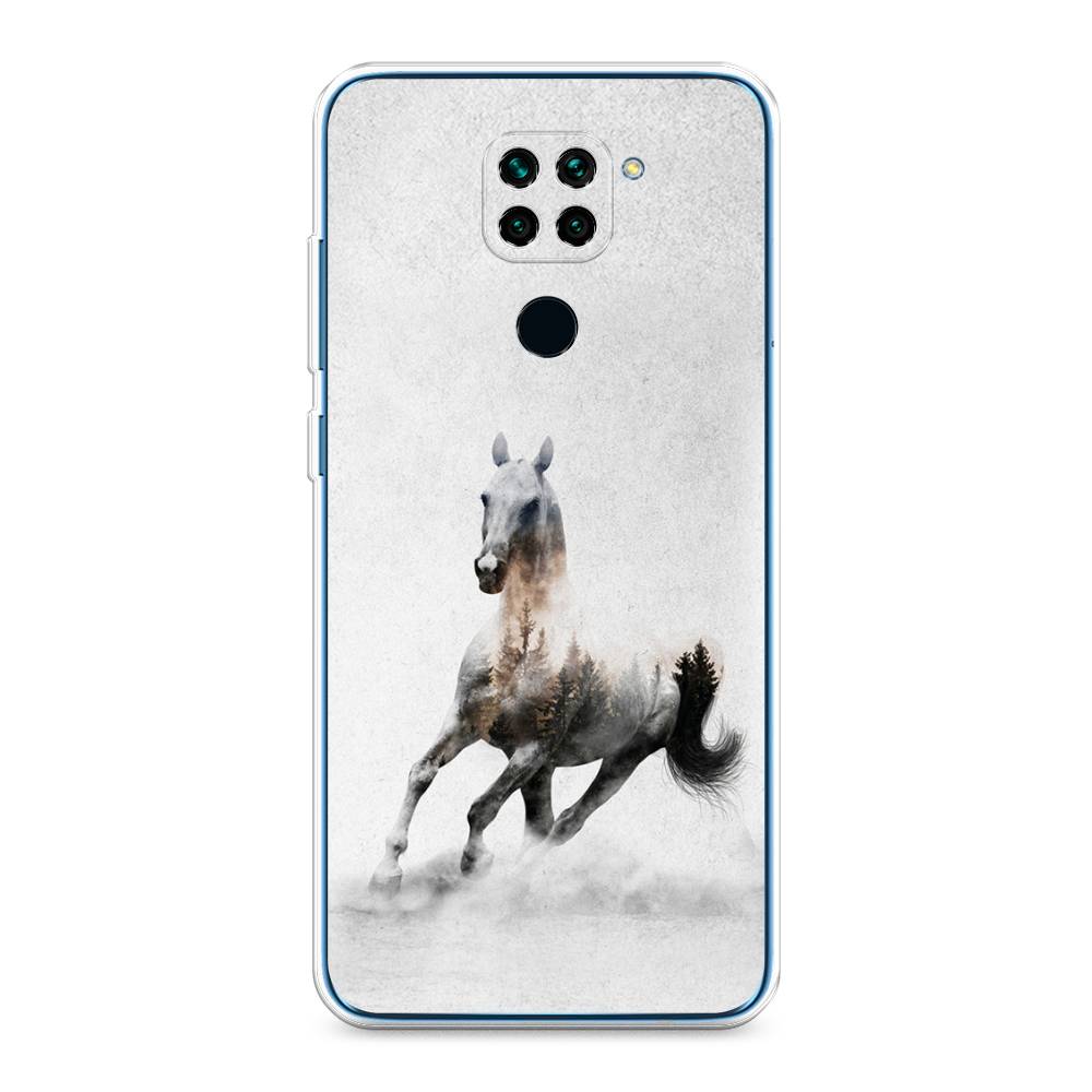 

Чехол Awog на Xiaomi Redmi 10X 4G/Note 9 "Лошадь лес", Разноцветный, 38250-2