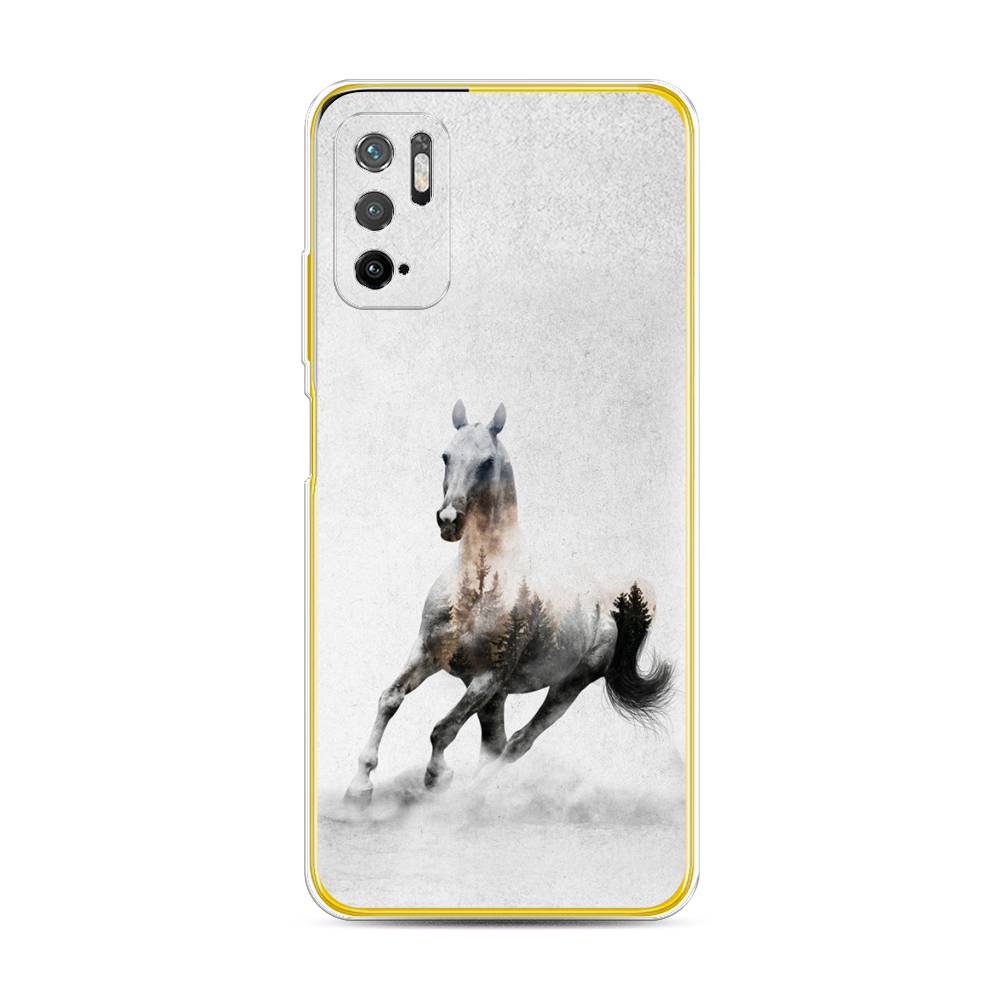 

Чехол Awog на Poco M3 Pro "Лошадь лес", Разноцветный, 311050-2