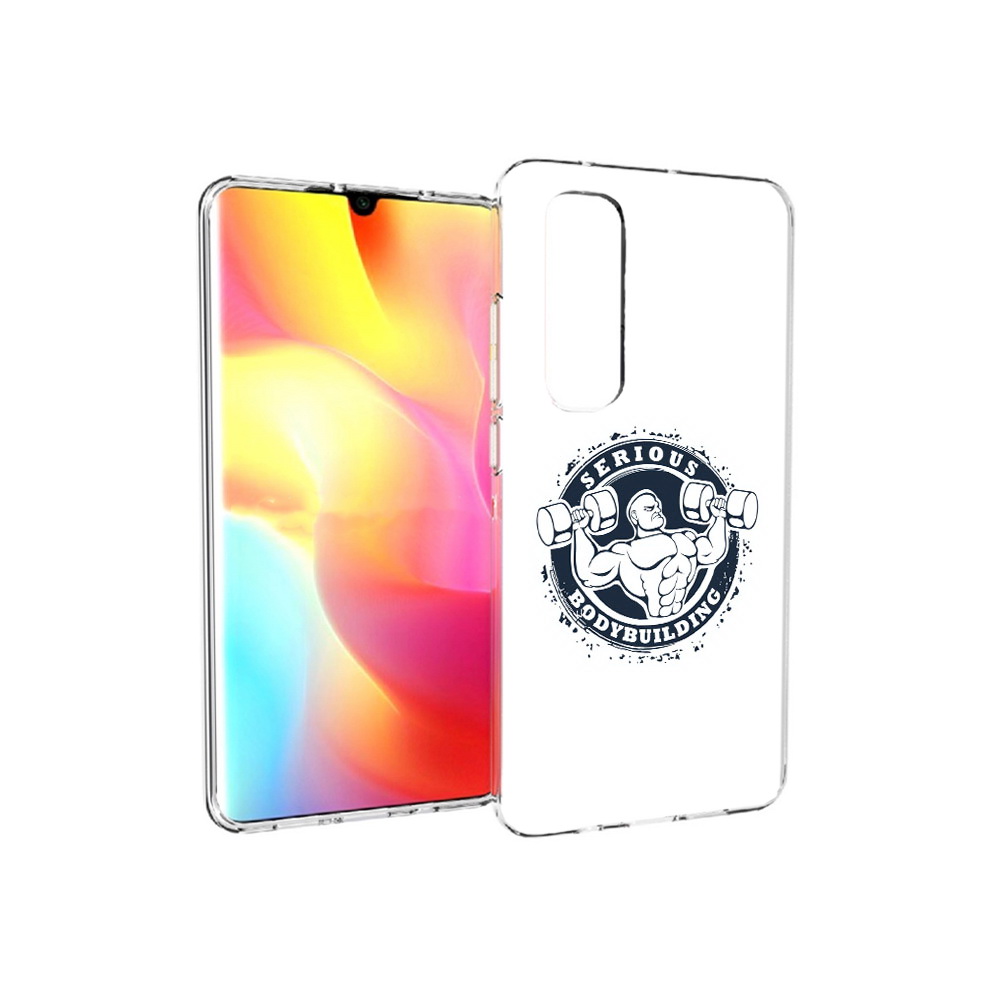 

Чехол MyPads Tocco для Xiaomi Mi Note 10 Lite бодибилдинг воля к победе (PT149714.254.231), Прозрачный, Tocco