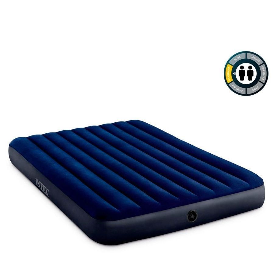 

Матрас надувной Classic Downy 152х203х25 см, Синий