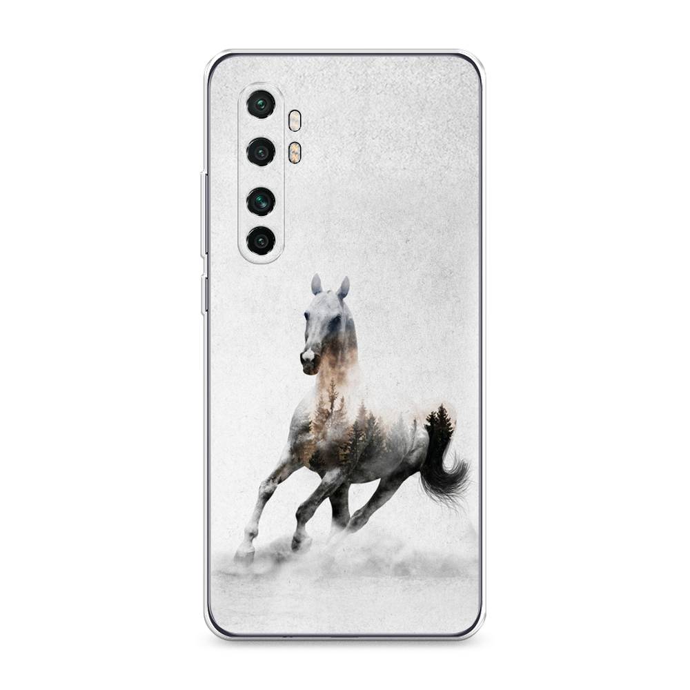

Чехол Awog на Xiaomi Mi Note 10 Lite "Лошадь лес", Разноцветный, 38450-2