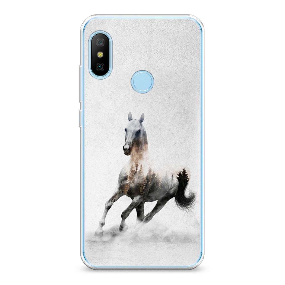 

Чехол Awog на Xiaomi Redmi 6 Pro/6 Plus/Mi A2 Lite "Лошадь лес", Разноцветный, 34250-2