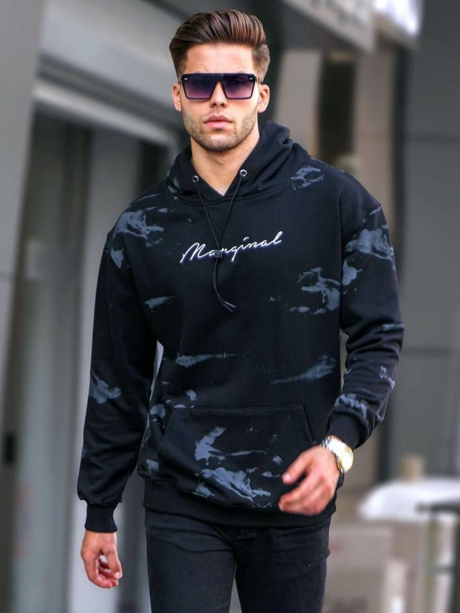 

Худи мужское NoBrand premium черное S, premium