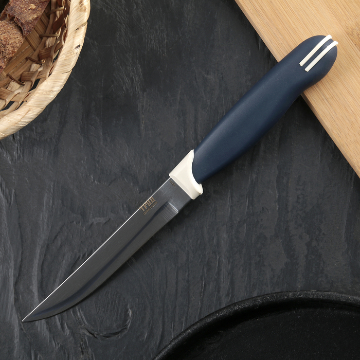 Труд Вача Нож кухонный «Мультиколор», овощной, лезвие 11 см, с пластмассовой ручкой, цвет