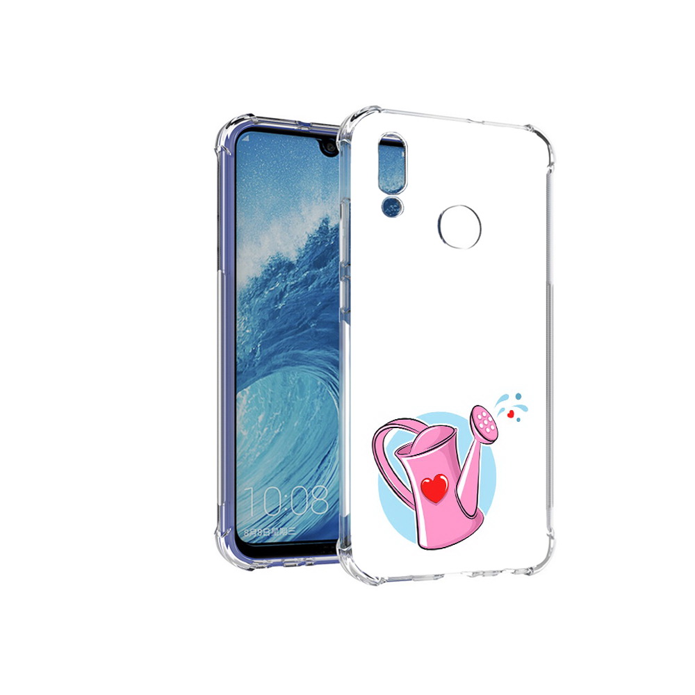 

Чехол MyPads Tocco для Huawei P Smart (2019) Лейка любви 14 февраля, Прозрачный, Tocco