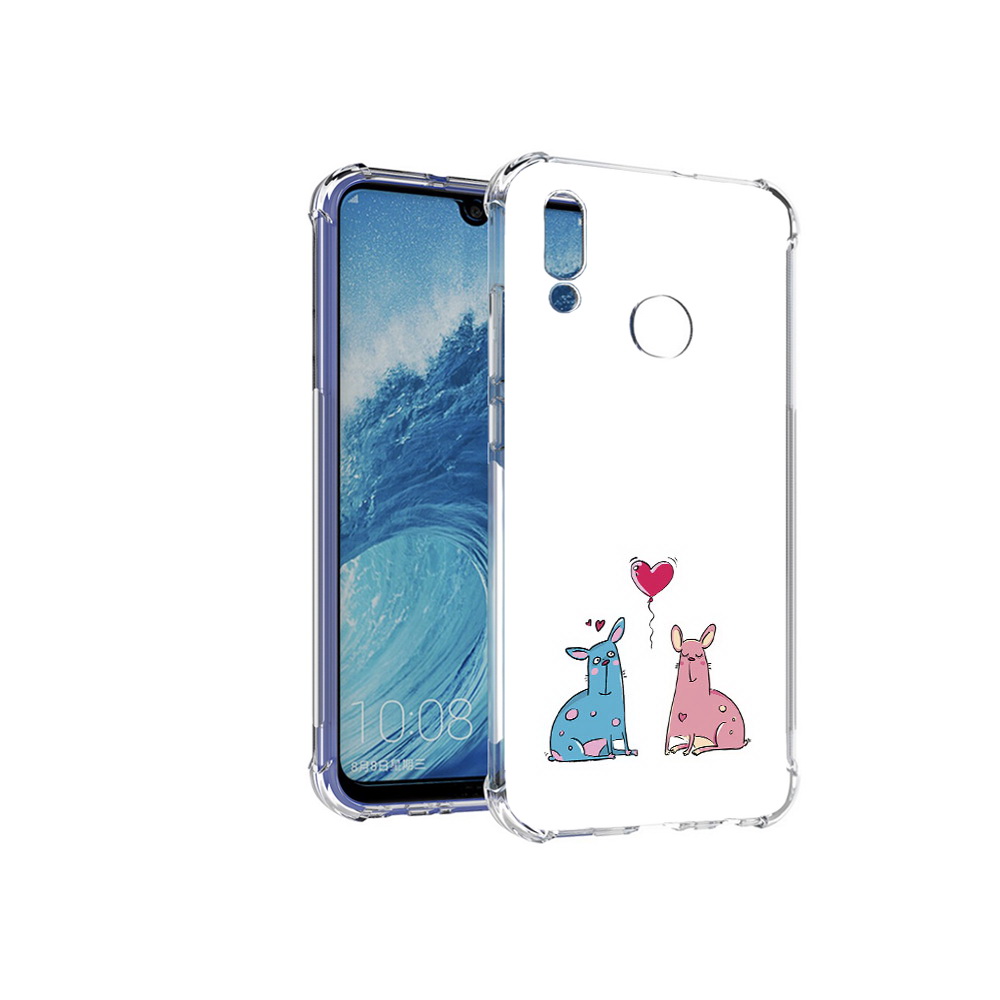 

Чехол MyPads Tocco для Huawei P Smart (2019) Лама любовь, Прозрачный, Tocco