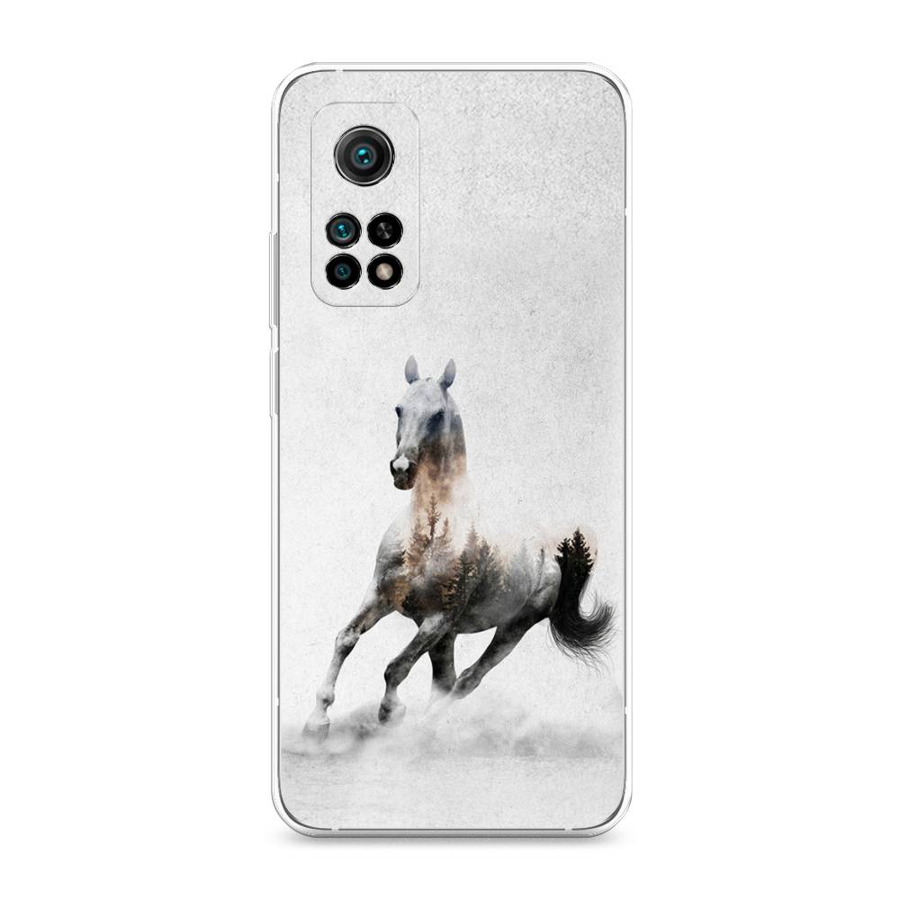 

Чехол Awog на Xiaomi Mi 10T/Mi 10T Pro "Лошадь лес", Разноцветный, 37750-2