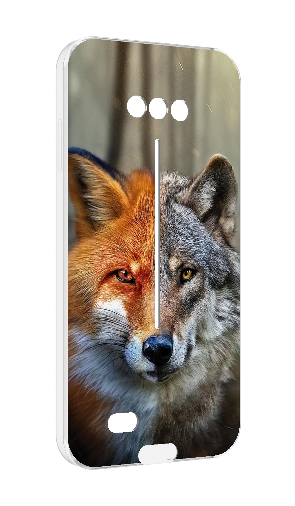 

Чехол MyPads волк-лиса для Doogee S41/S41 Pro противоударный, Tocco