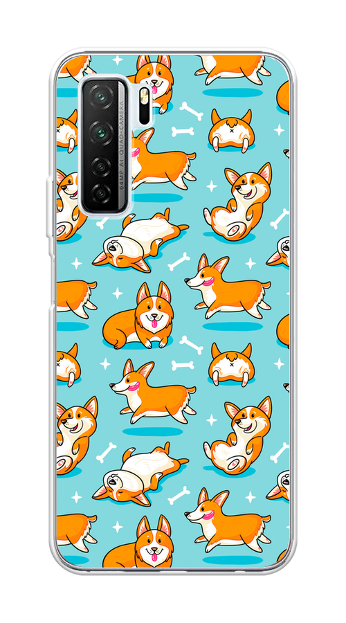 

Чехол Awog на Huawei P40 lite 5G "Веселые корги", Коричневый, 6103050-2