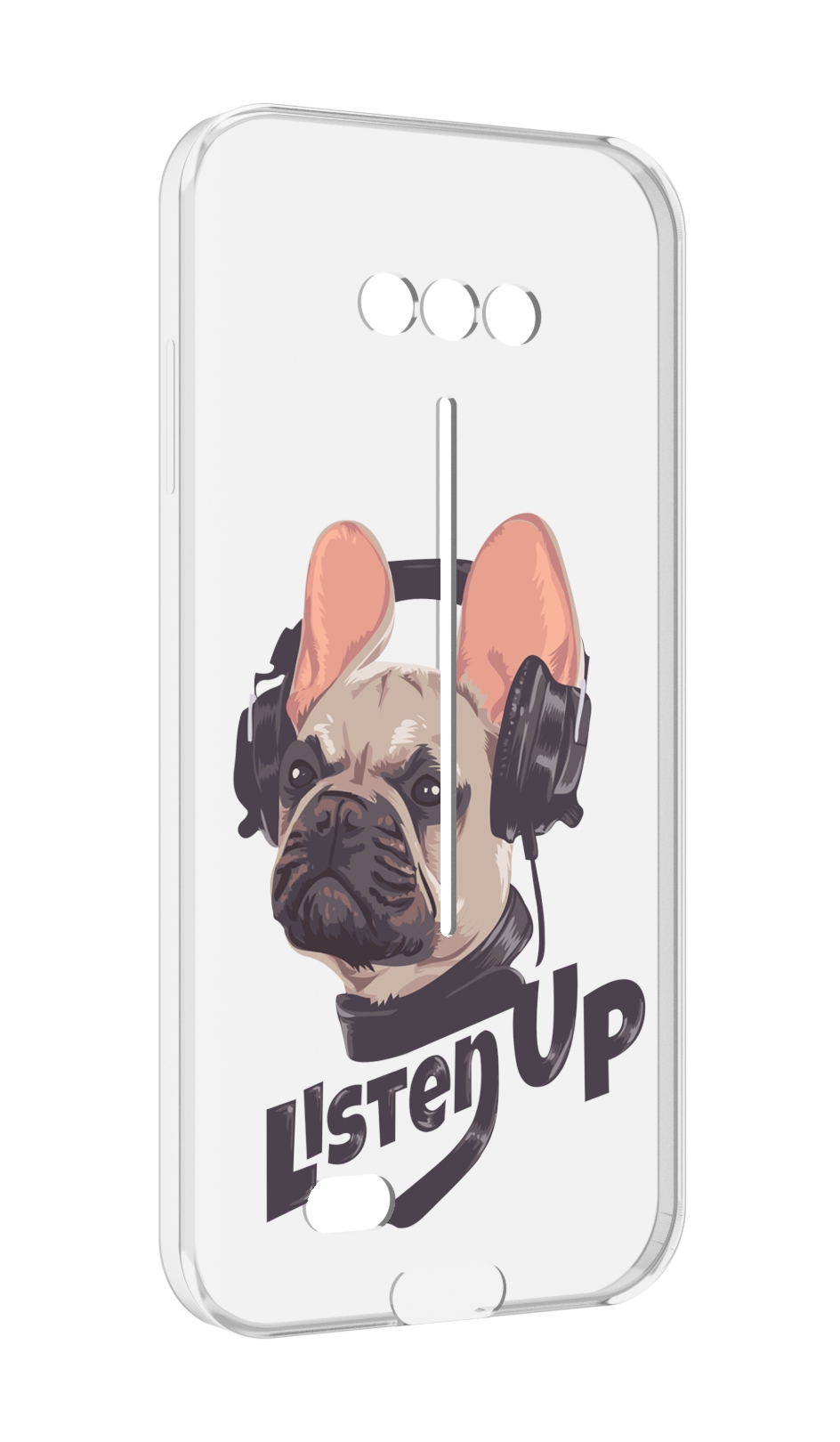 

Чехол MyPads бульдог-слушает-музыку для Doogee S41/S41 Pro противоударный, Tocco