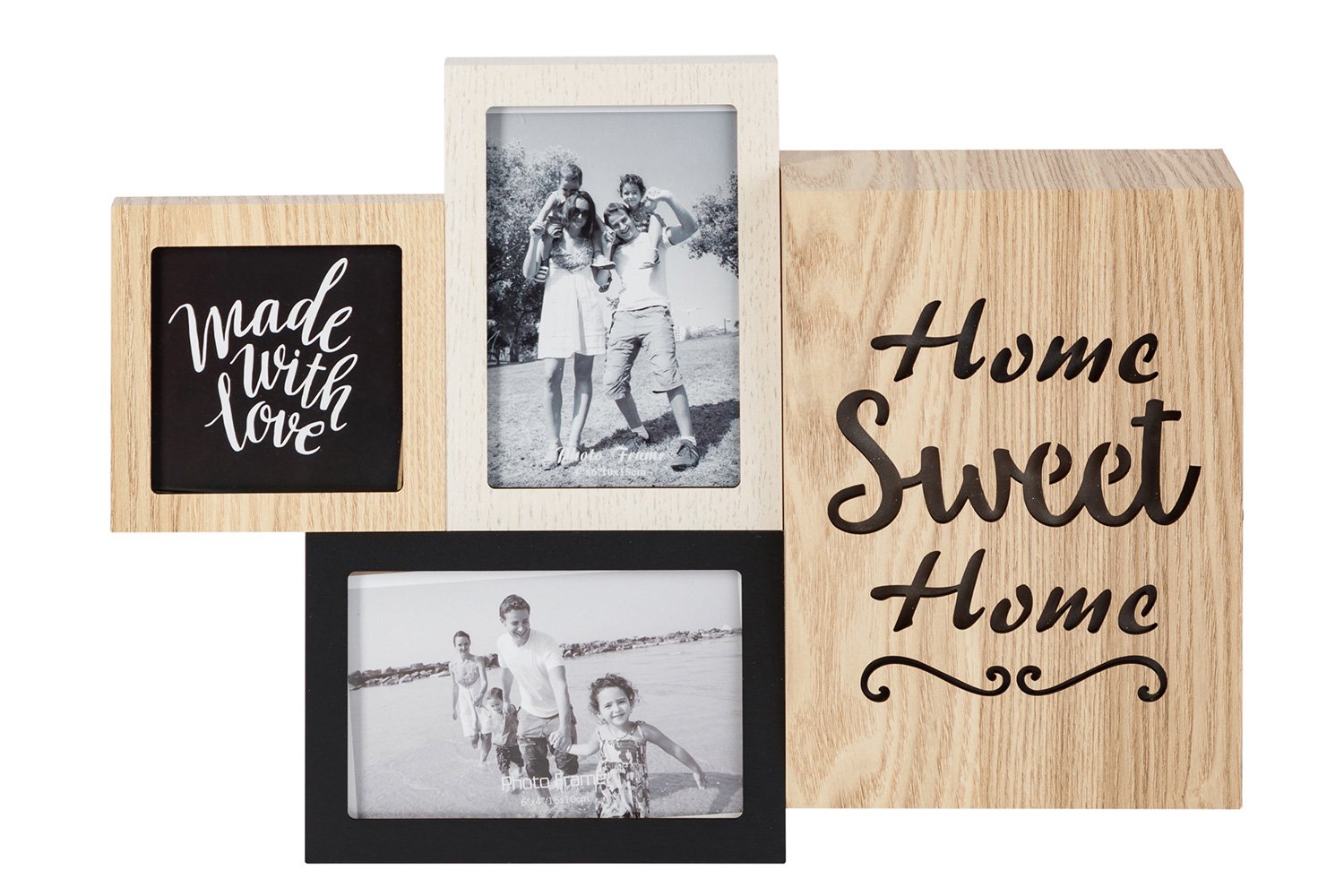 

Мультирамка на 3 фото Hoff Home sweet home, Бежевый, Home sweet home