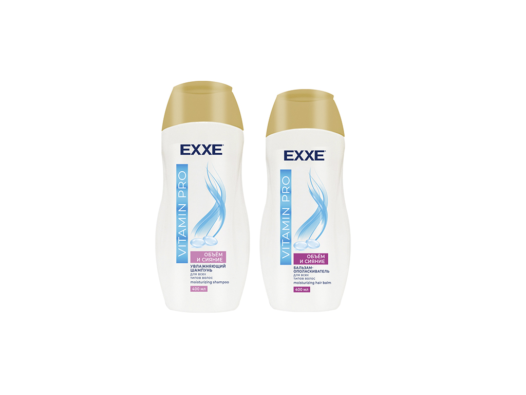 

Шампунь+бальзам EXXE Объем и сияние VITAMIN PRO 400 мл
