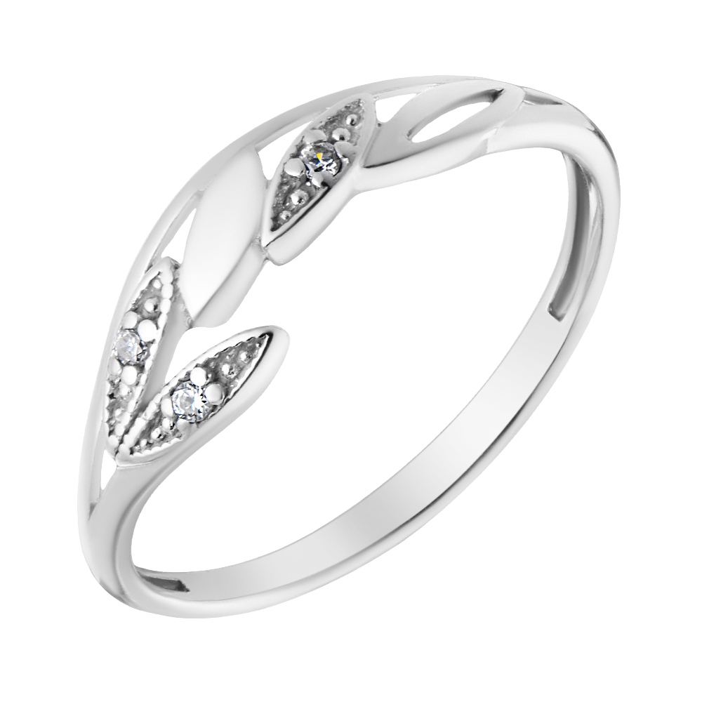 

Кольцо из серебра р. 18,5 ЮВЕЛИР КАРАТ 2113718/9, фианит, 2113718/9