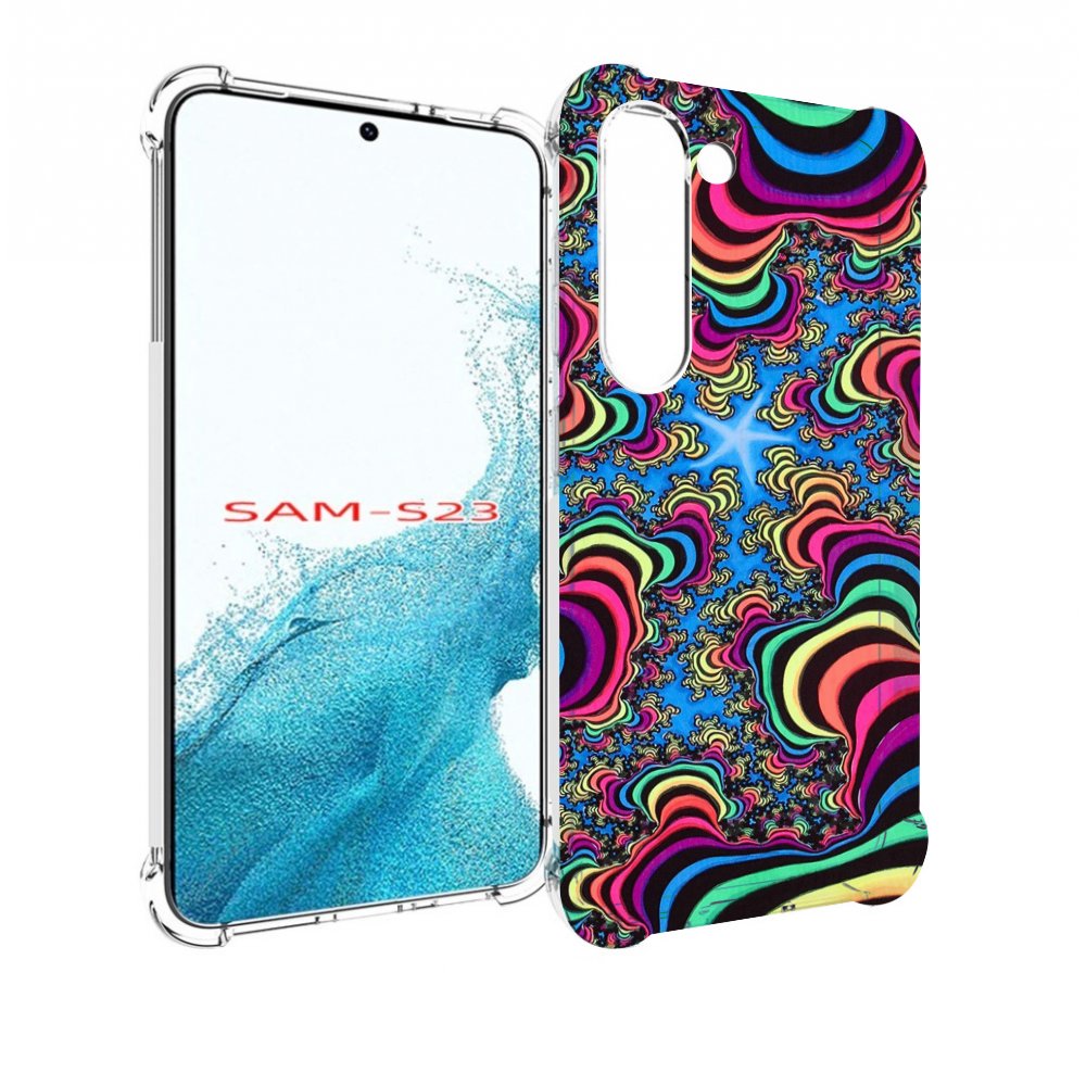 Чехол MyPads щупальца иллюзия для Samsung Galaxy S23