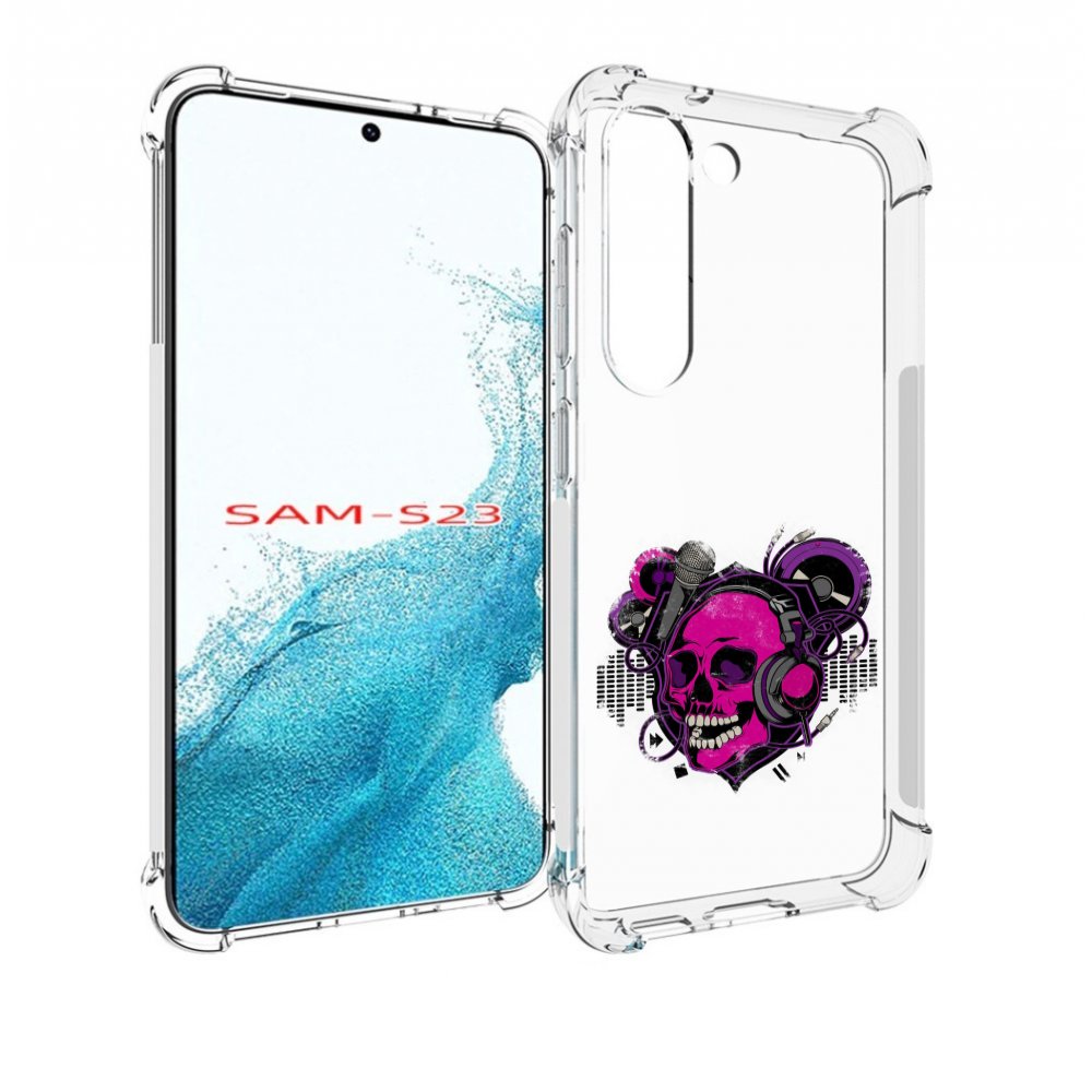 

Чехол MyPads череп 1 для Samsung Galaxy S23, Прозрачный, Tocco