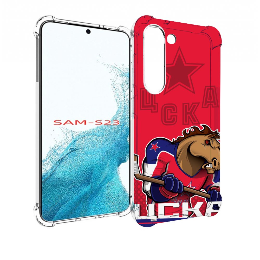 

Чехол MyPads хк цска мужской для Samsung Galaxy S23, Прозрачный, Tocco