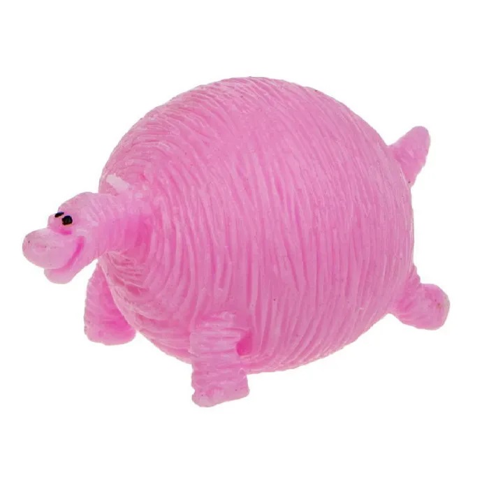 

Игрушка-антистресс Крутой замес динозавр 1TOY розовый 7х5см Т20328-1