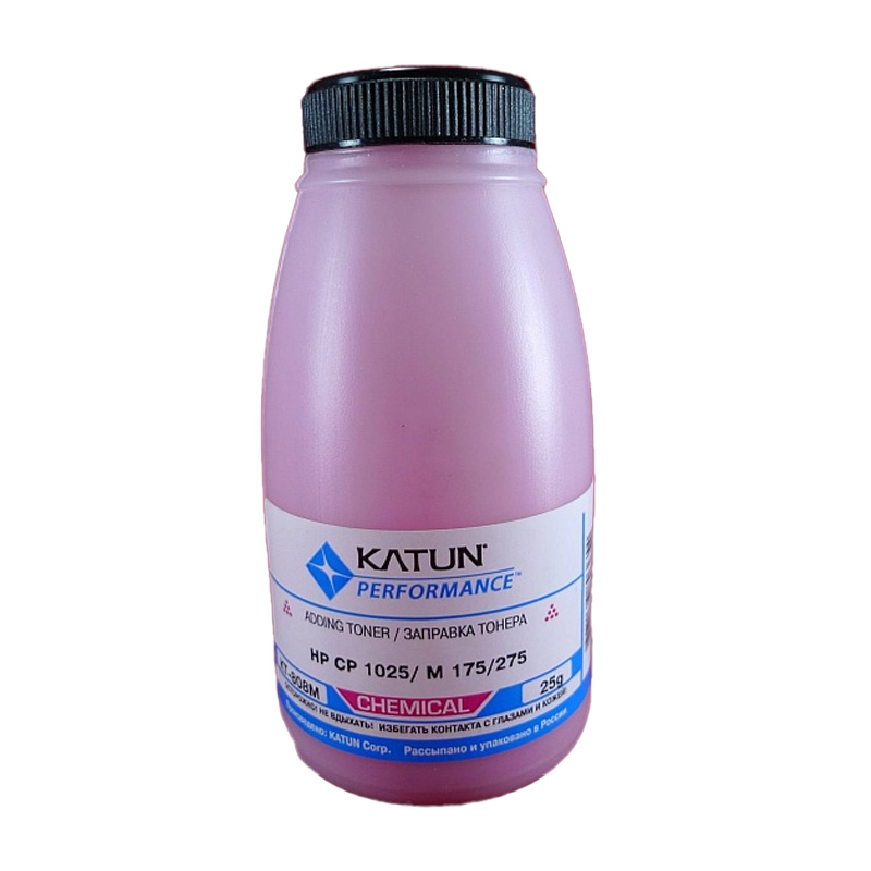 

Тонер для картриджей CE313A Magenta, химический (фл. 25г) (Katun) фас.Россия, Пурпурный