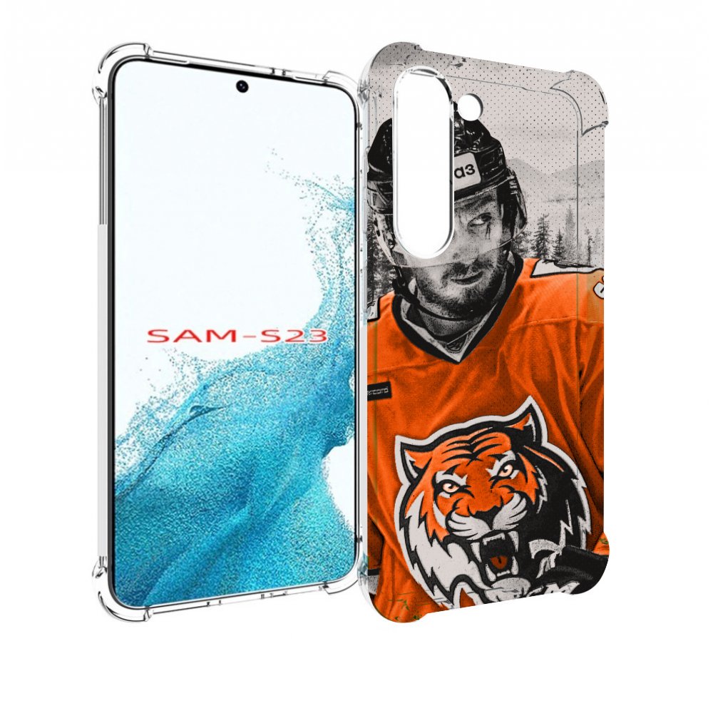

Чехол MyPads хк амур мужской для Samsung Galaxy S23, Прозрачный, Tocco