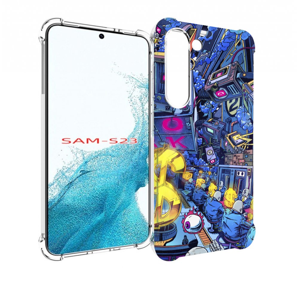 

Чехол MyPads футуристичная картинка для Samsung Galaxy S23, Прозрачный, Tocco