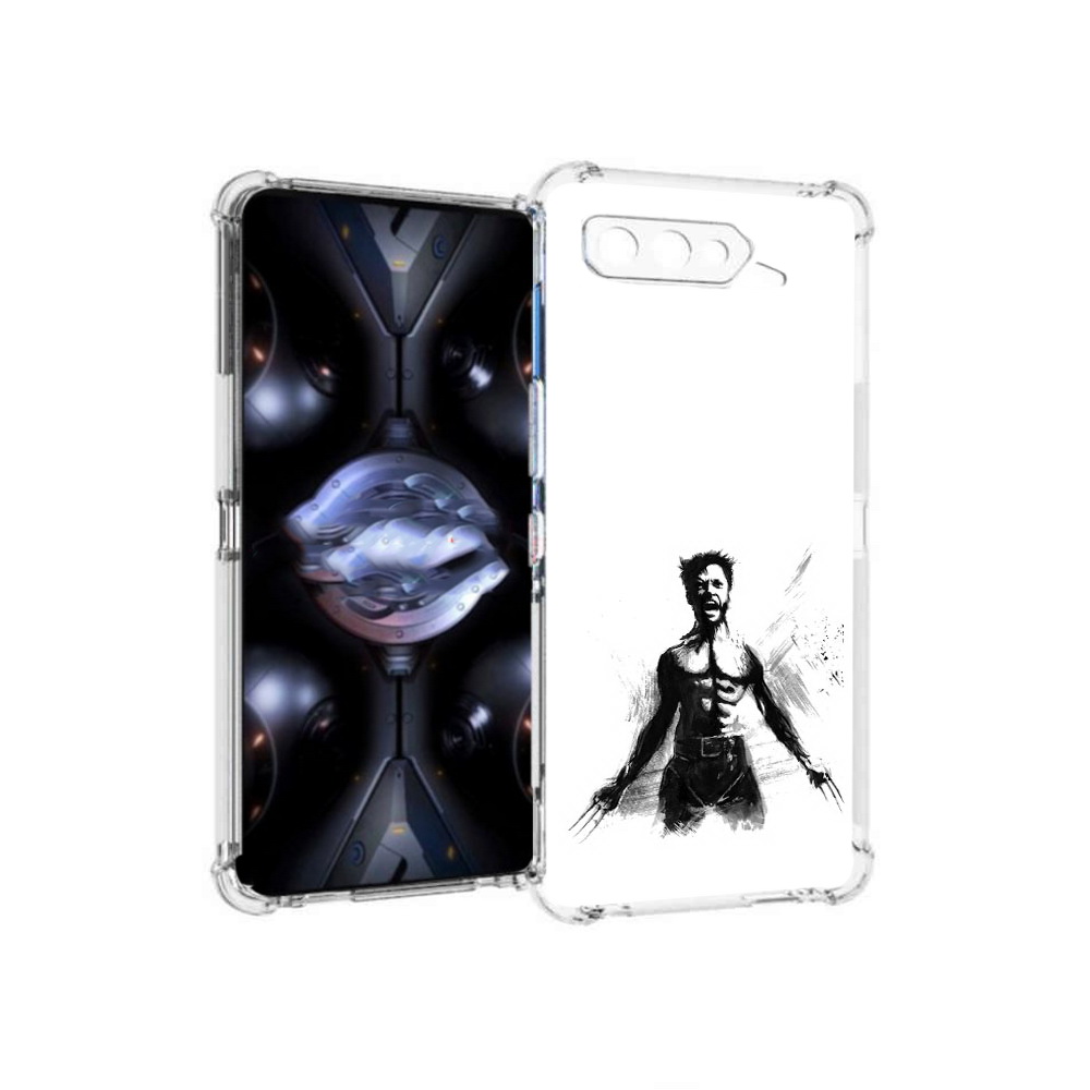 

Чехол MyPads Tocco для Asus ROG Phone 5 Pro росомаха, Прозрачный, Tocco