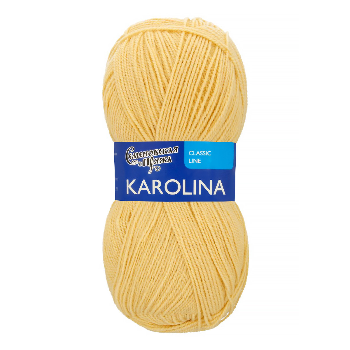 

Семеновская пряжа Пряжа Karolina (Каролина) 100% акрил 438м/100гр шамп_NEW (54029), Бежевый