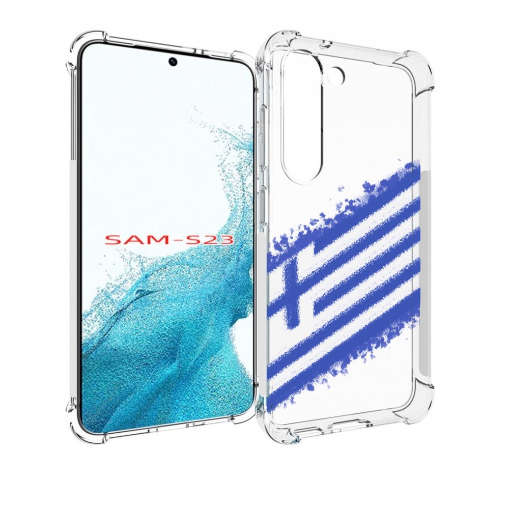 

Чехол MyPads флаг Греции для Samsung Galaxy S23, Прозрачный, Tocco