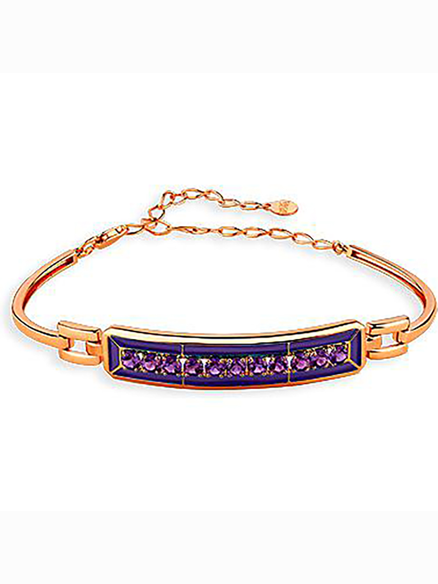 

Браслет из красного золота с аметистами 20,5 см Master Brilliant 08-1-159-0200-014, 08-1-159-0200-014