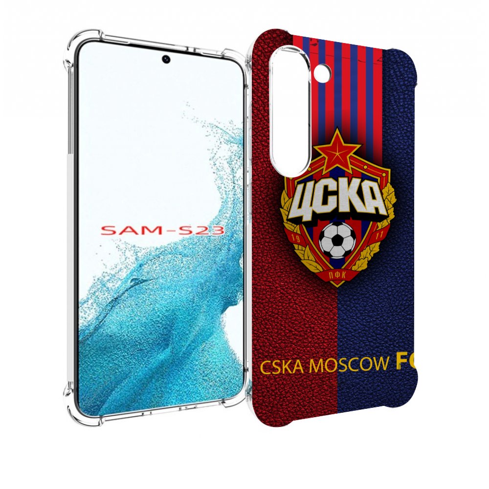 

Чехол MyPads фк цска для Samsung Galaxy S23, Прозрачный, Tocco
