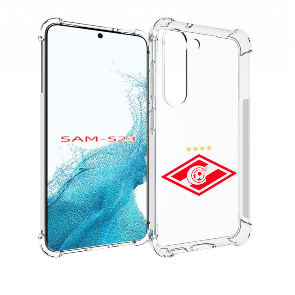 

Чехол MyPads фк спартак 1 для Samsung Galaxy S23, Прозрачный, Tocco