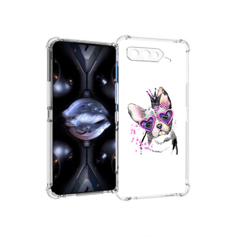 

Чехол MyPads Tocco для Asus ROG Phone 5 Pro принцесса, Прозрачный, Tocco