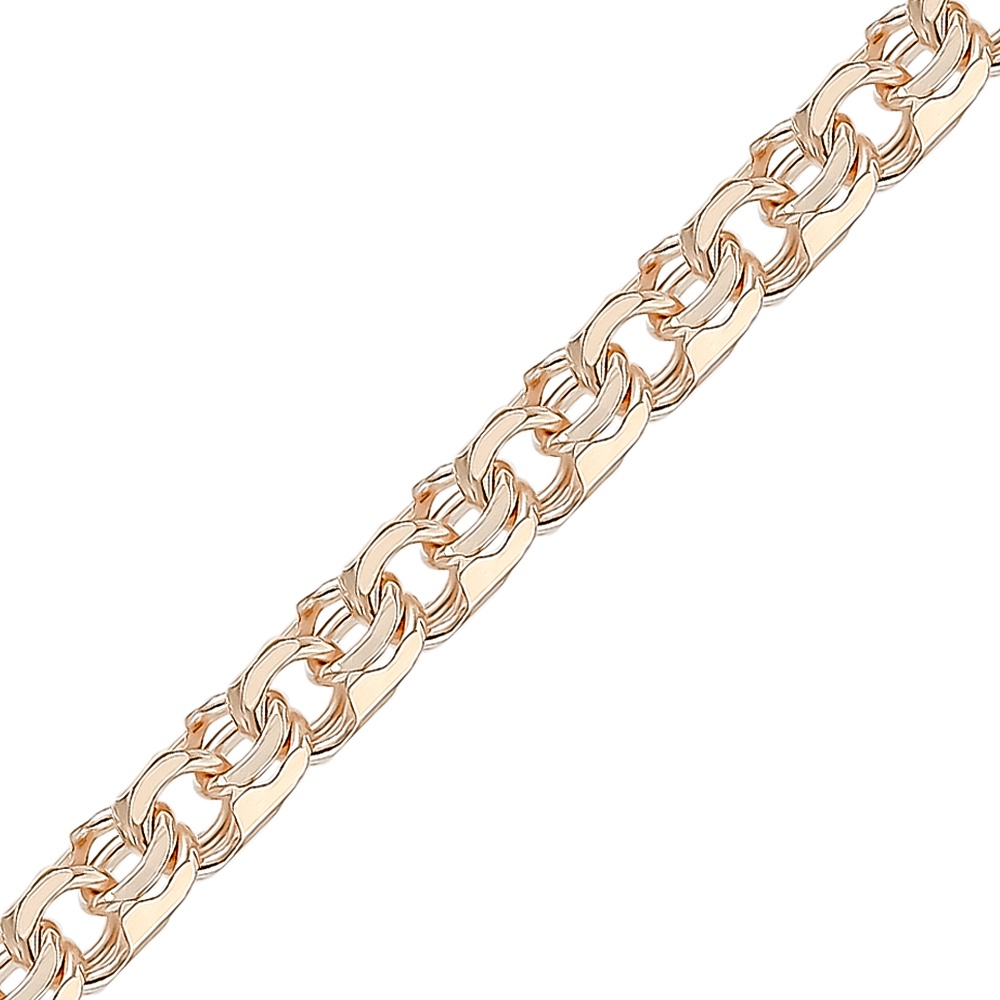 

Цепочка из красного золота 50 см 585Gold 504011795, Золотистый, 504011795