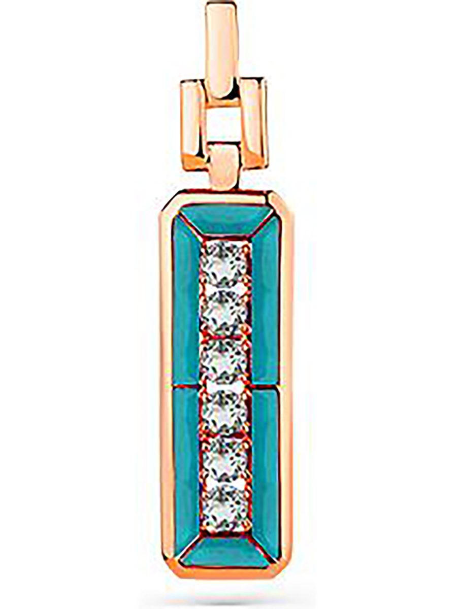 

Подвеска из красного золота с топазами и эмалью Master Brilliant 03-3-328-0100-014, 03-3-328-0100-014