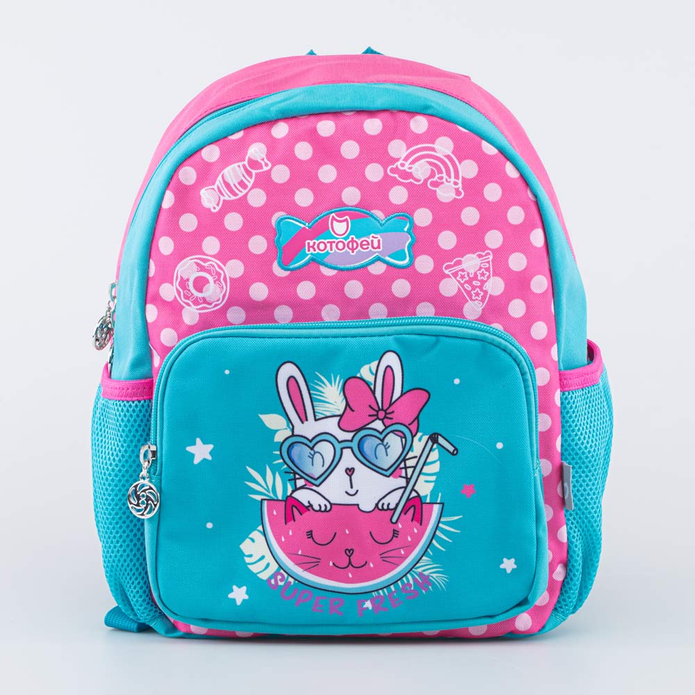 Рюкзак Котофей 02810227-00 цв. голубой