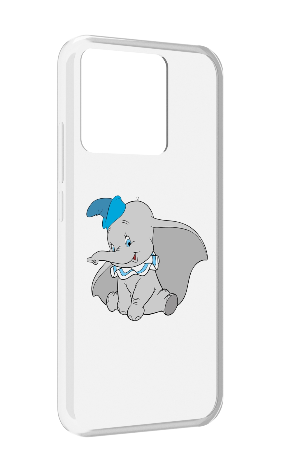 

Чехол MyPads Tocco для Xiaomi Redmi 10A слоненок-с-большими-ушками, Прозрачный, Tocco