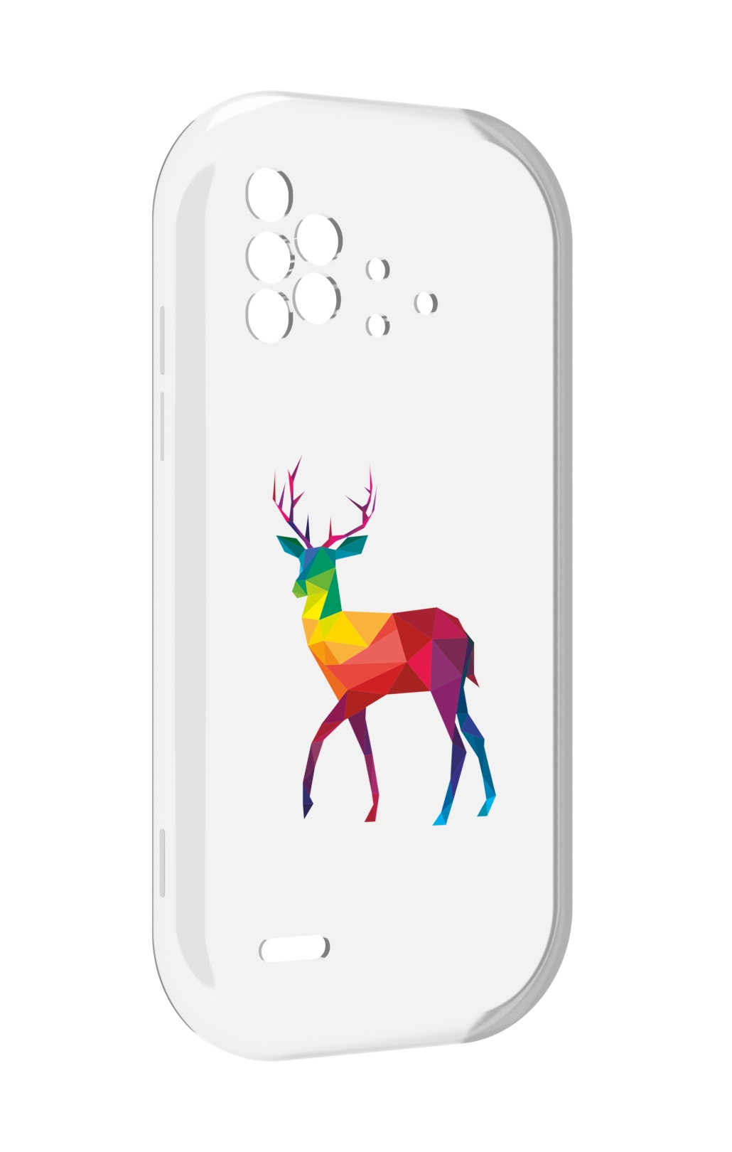 

Чехол MyPads геометрический олень для UMIDIGI Bison X10 / X10 Pro, Прозрачный, Tocco
