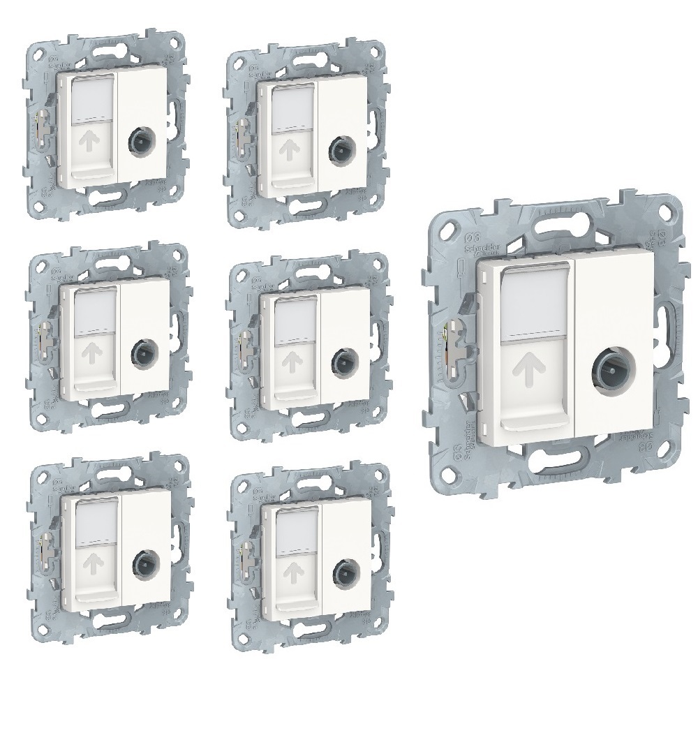 

Розетка Systeme Electric NU547018.7 1 шт, Белый