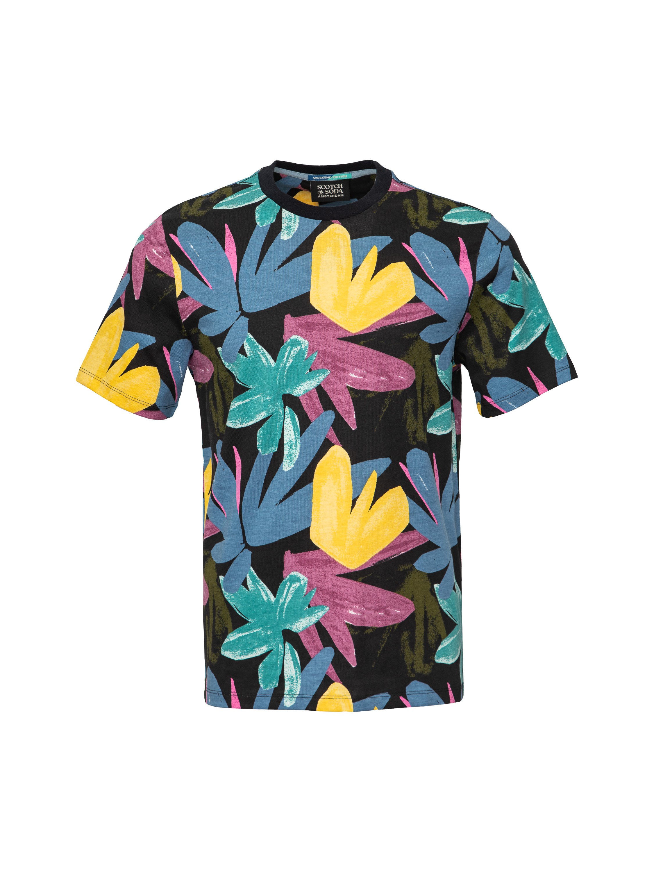 

Футболка мужская Scotch & Soda 169875 разноцветная 52 RU, Разноцветный, 169875