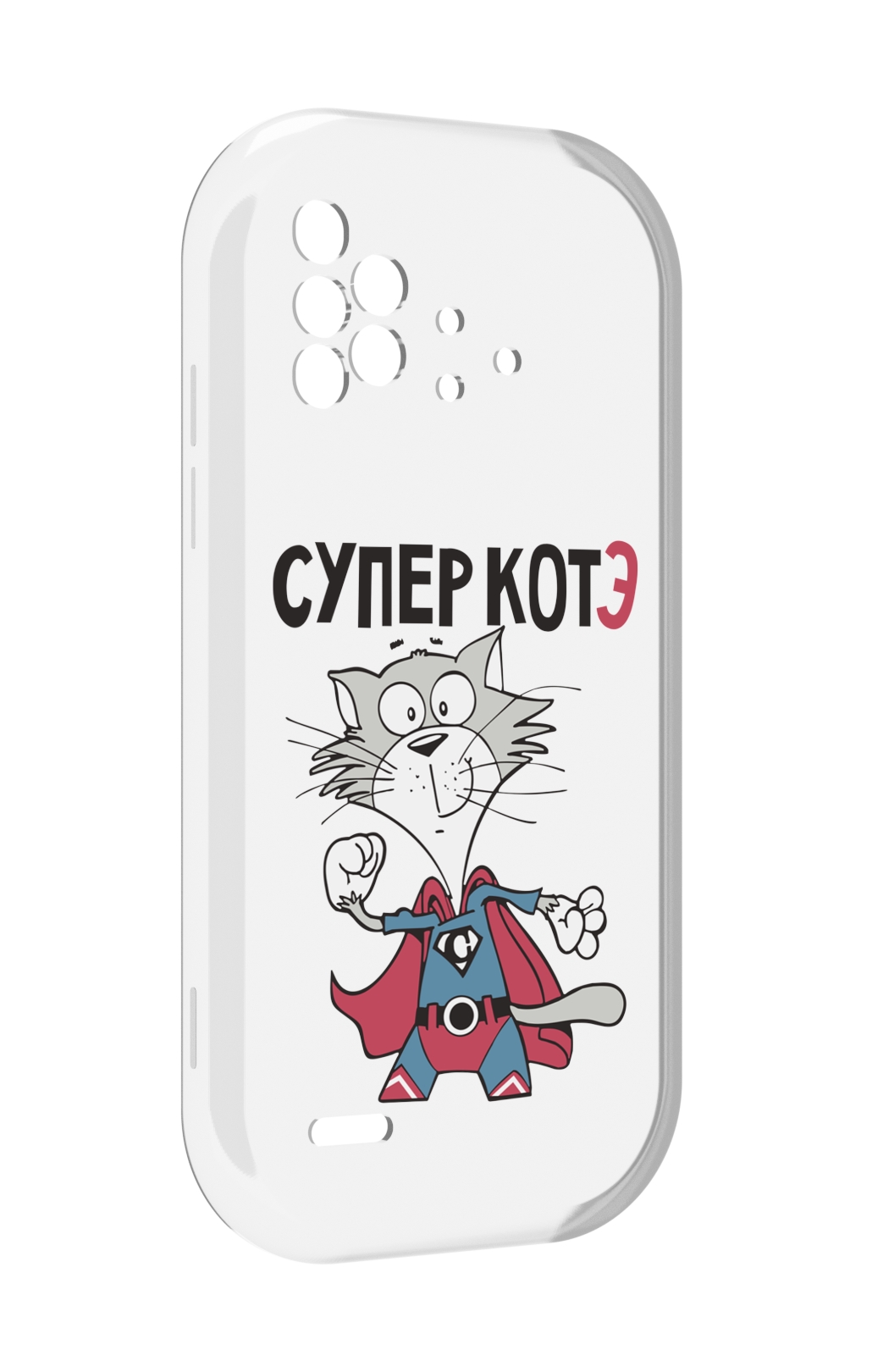 

Чехол MyPads супер-котэ для UMIDIGI Bison X10 / X10 Pro, Прозрачный, Tocco