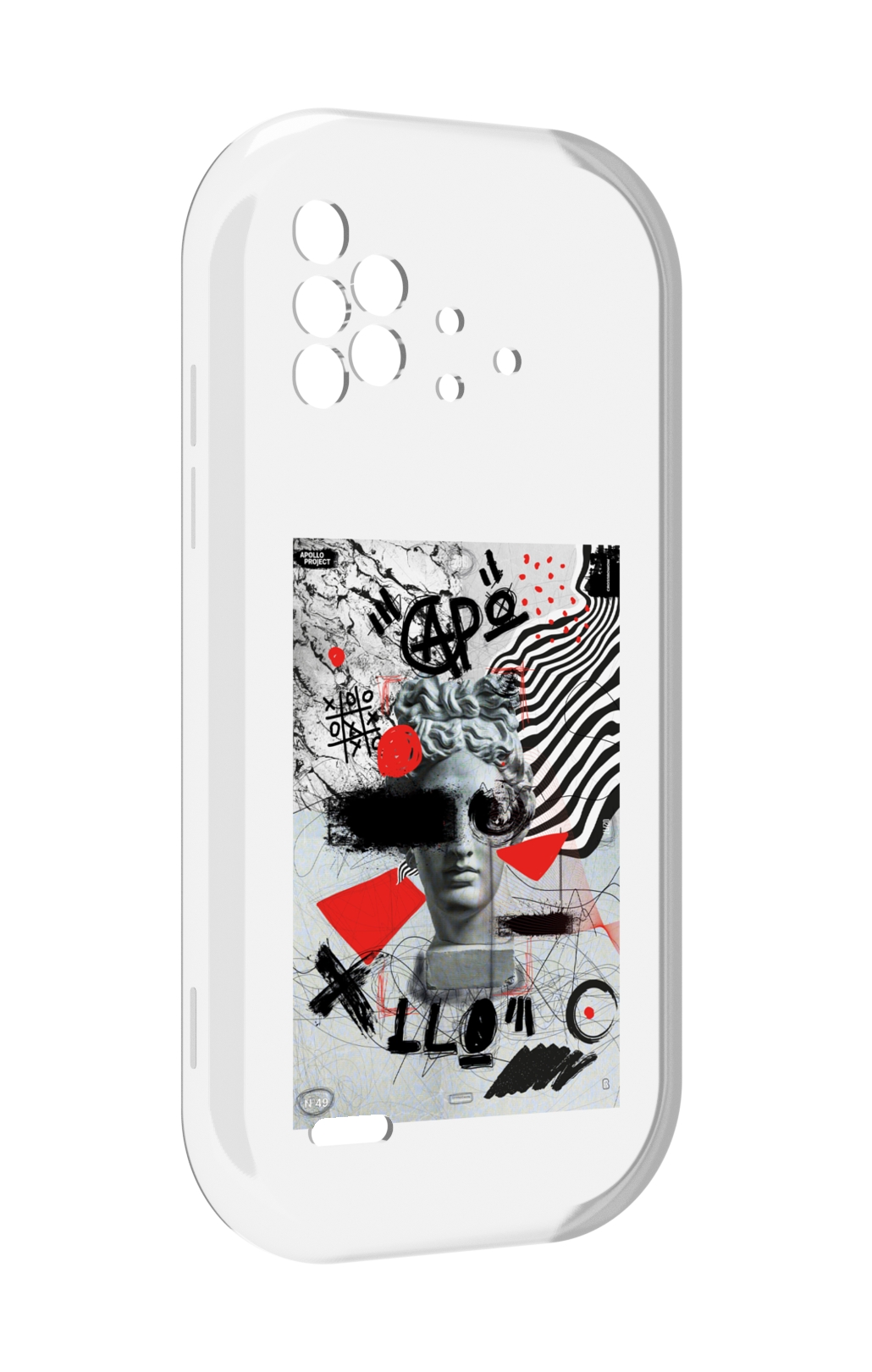 

Чехол MyPads стрит арт статуя для UMIDIGI Bison X10 / X10 Pro, Прозрачный, Tocco